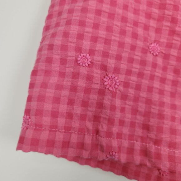 Time and Tru Sz XXL (20) Seersucker Faded Rose High Rise Pull-on Shorts Pockets - Picture 3 of 6